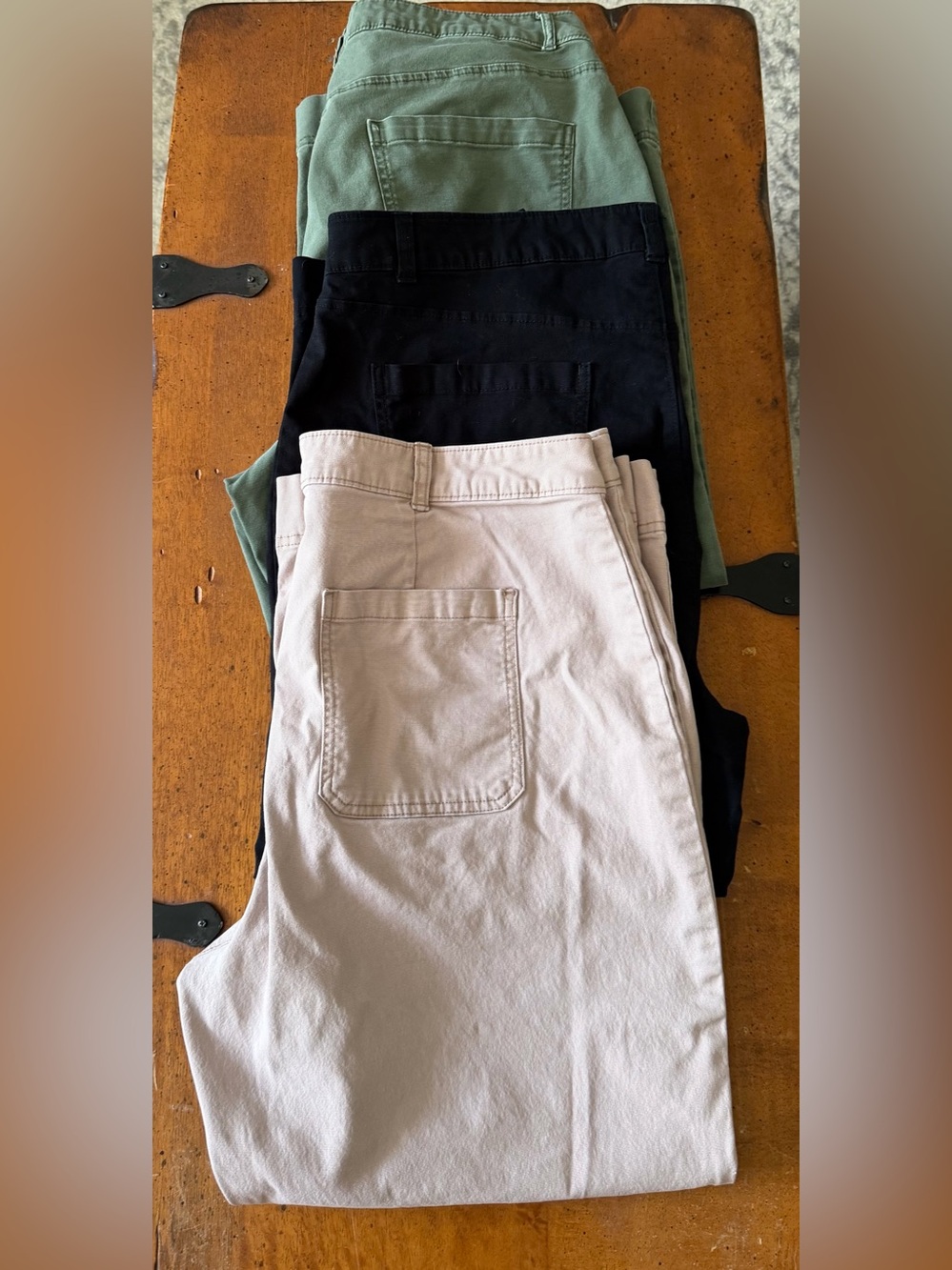 Old Navy Cropped Wide Leg Chinos - Set of 3